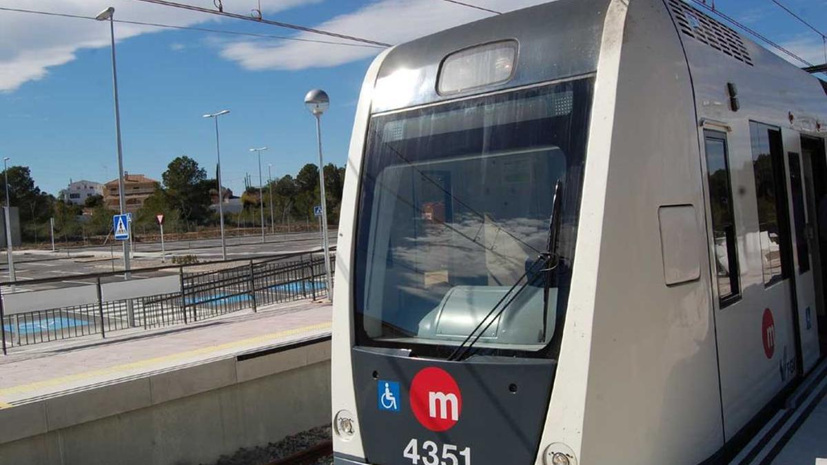Metrovalencia en Riba-roja de Túria.