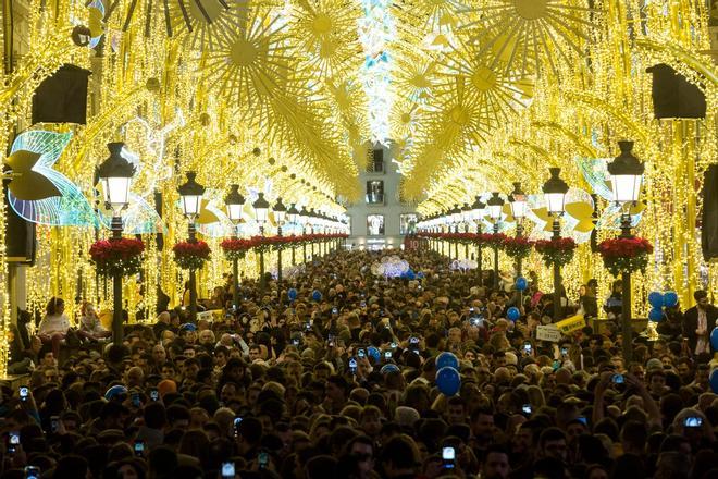 Calle Larios, Málaga, navidad