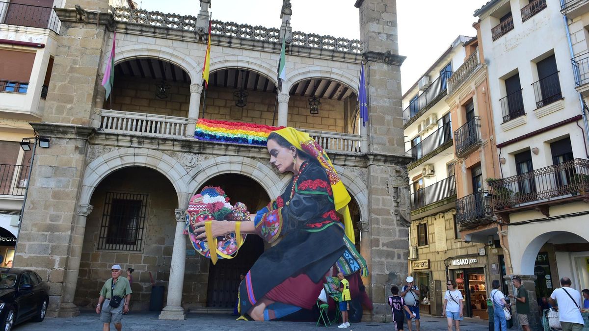 La montehermoseña de Brea vuelve a la calle en Plasencia.
