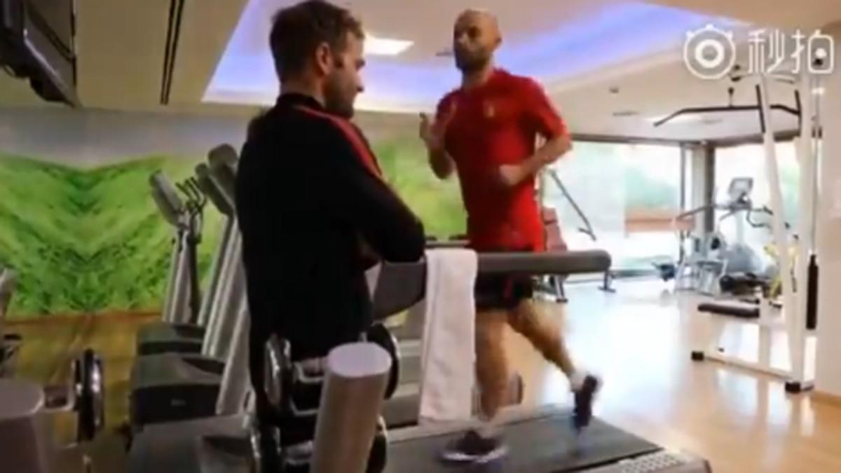 Mascherano empezó a ejercitarse en Marbella