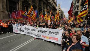 Primero de Mayo en Barcelona