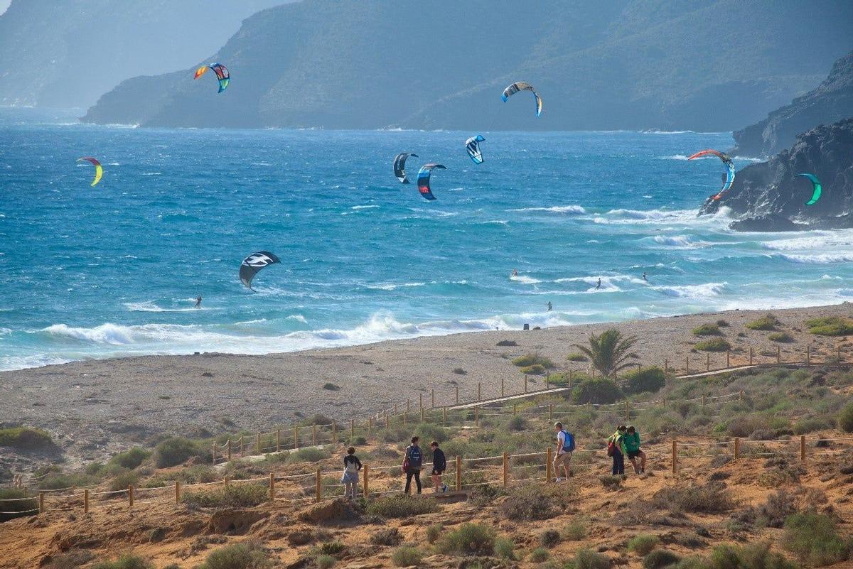 Kitesurf en Calblanque, Cartagena
