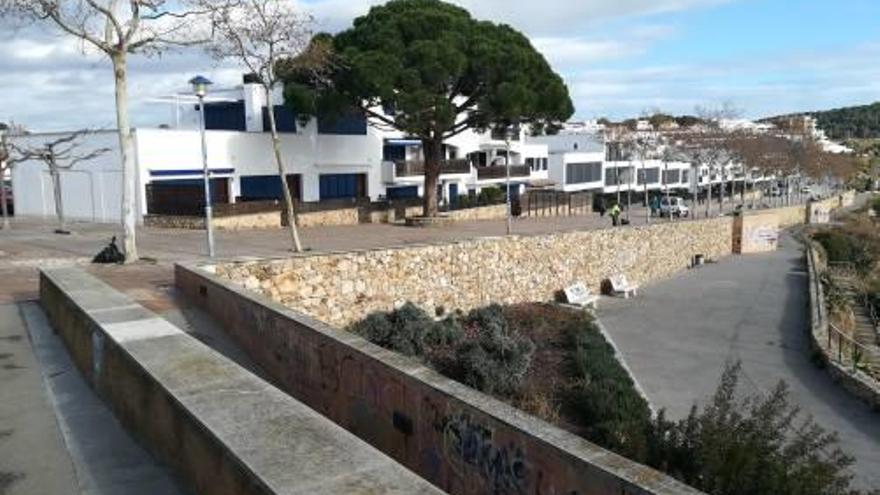 El passeig de les Pites de Palamós, en una imatge actual.