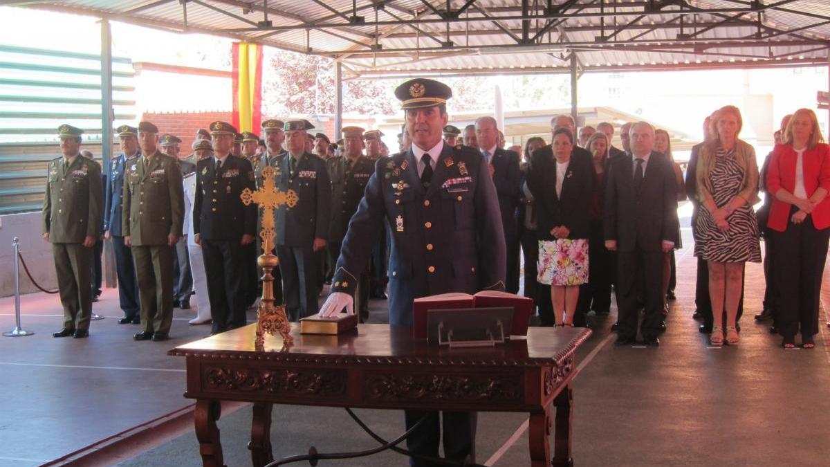 El coronel Jesús Antonio Caballero es el nuevo delegado de Defensa en Extremadura