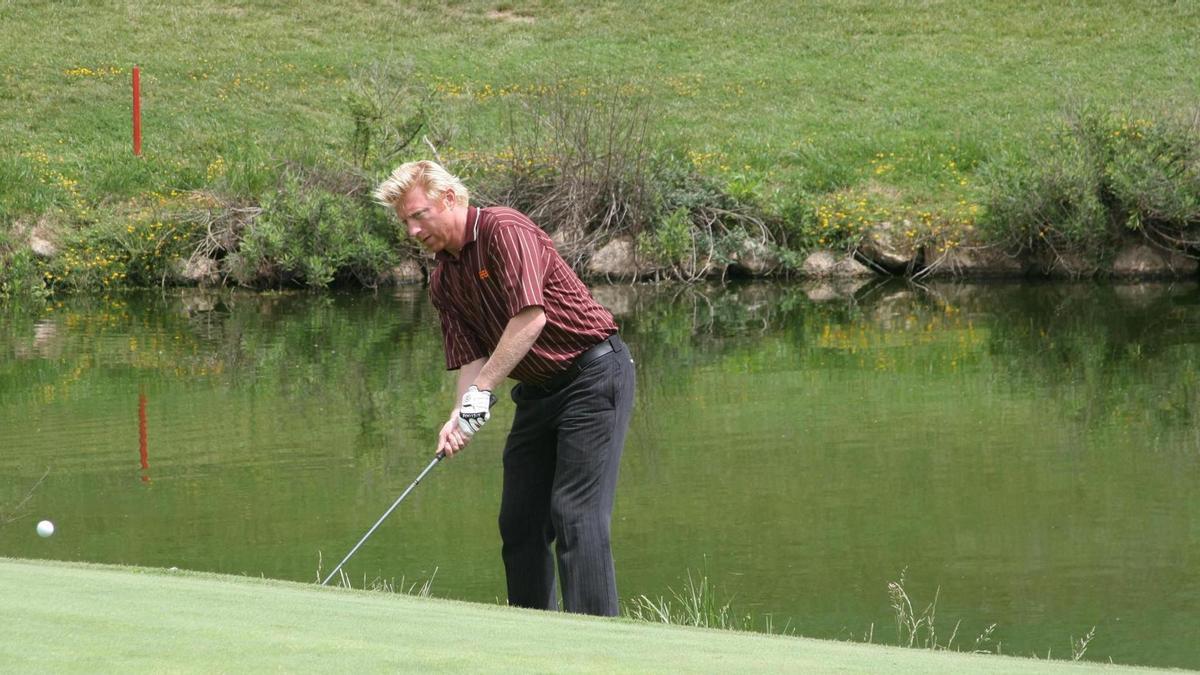 Boris Becker bei einer Golf Trophy auf Mallorca in Andratx im Jahr 2006