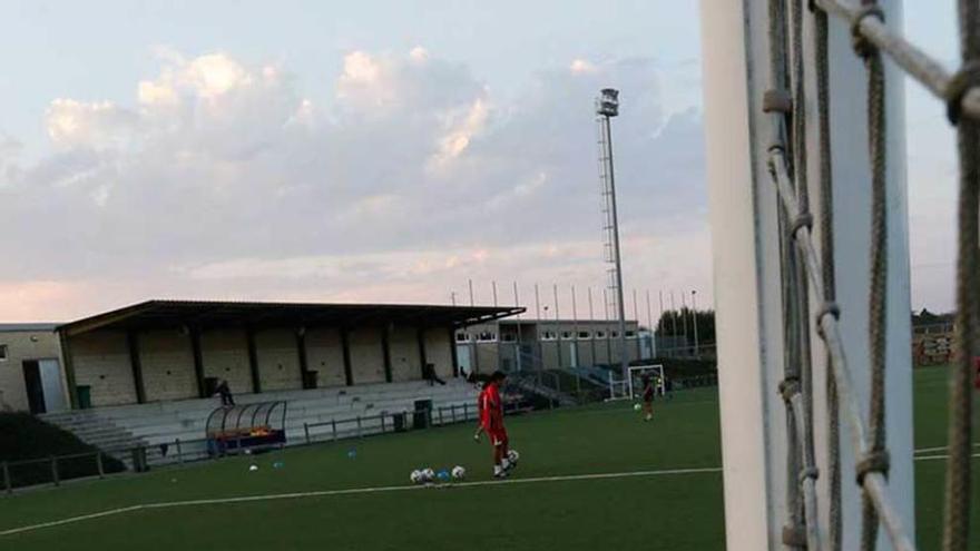 El campo de fútbol de Balbín.