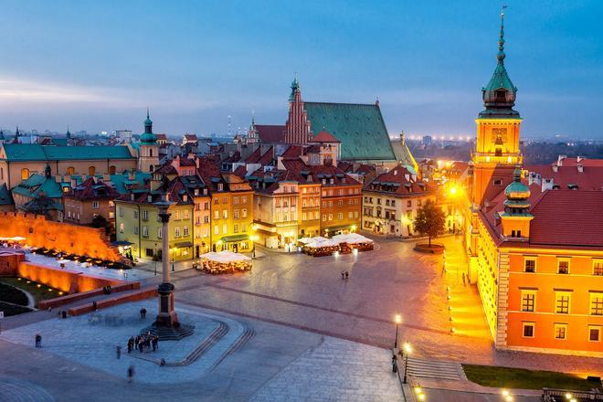 Ciudades de noche - Varsovia