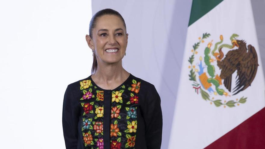 Claudia Sheinbaum recibe al rey Felipe VI en México