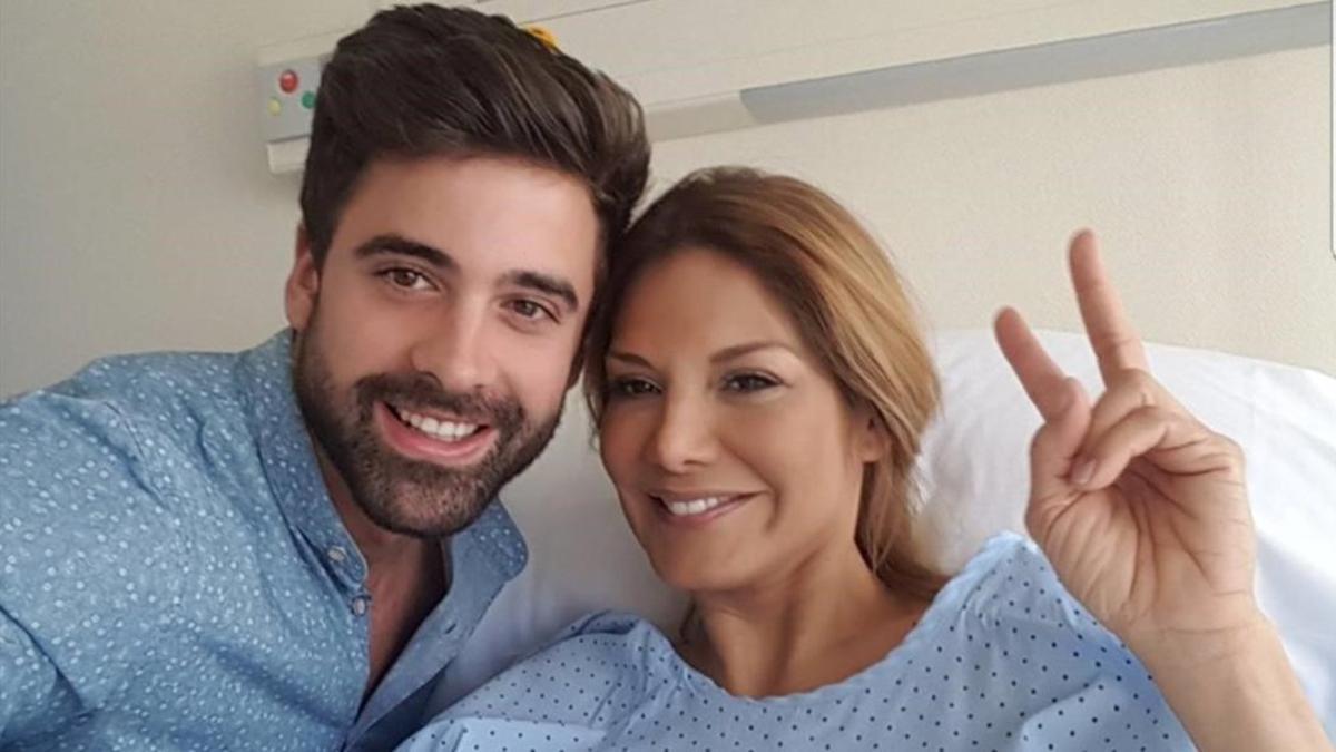 Ivonne Reyes y Sergio Ayala, en el hospital.