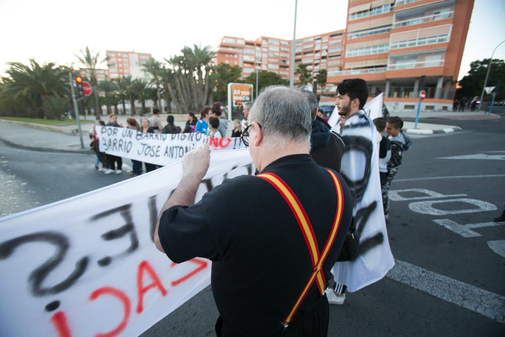 Manifestación en el barrio de José Antonio