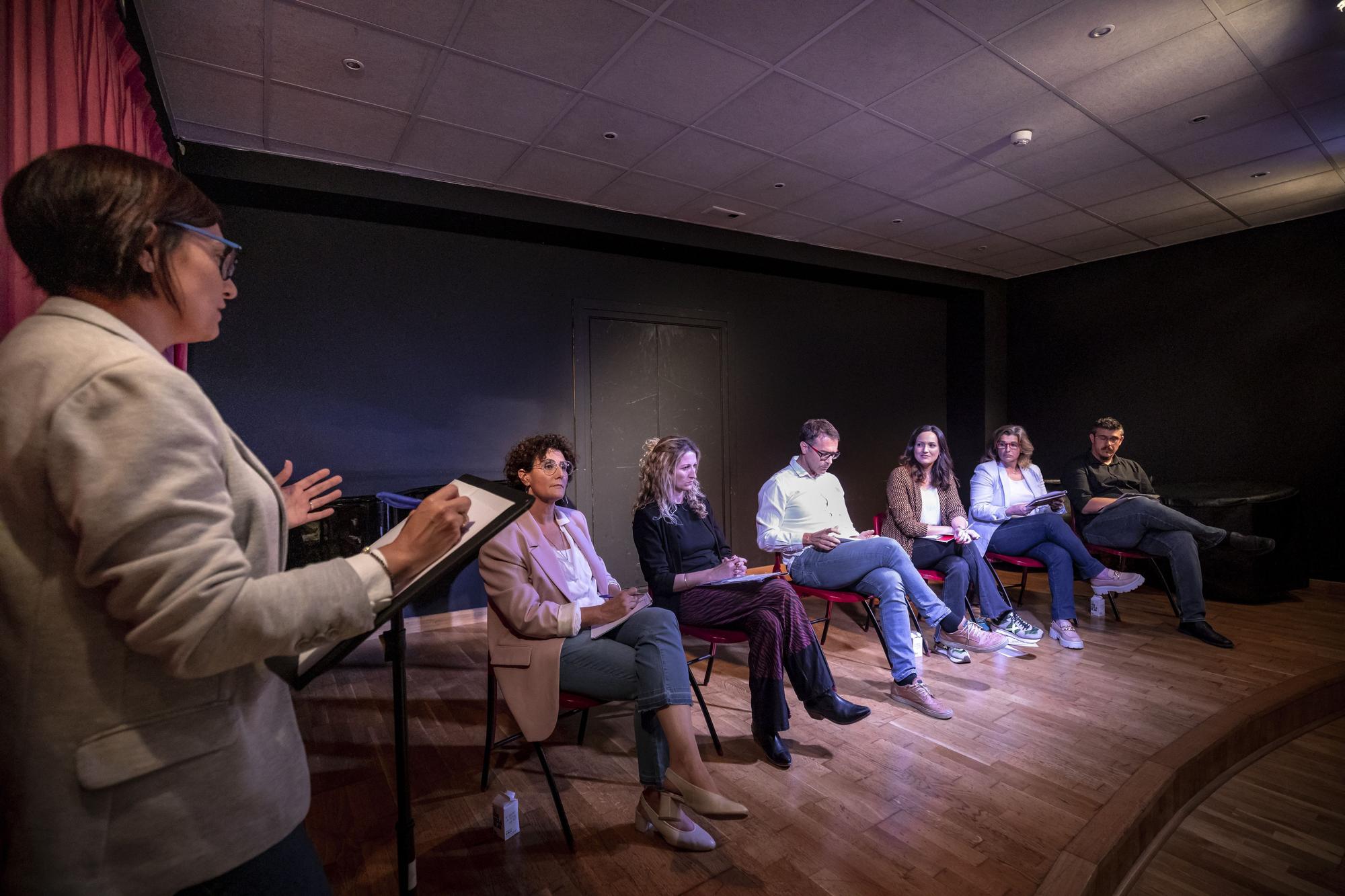 Debate electoral celebrado en el conservatorio de música de Manacor