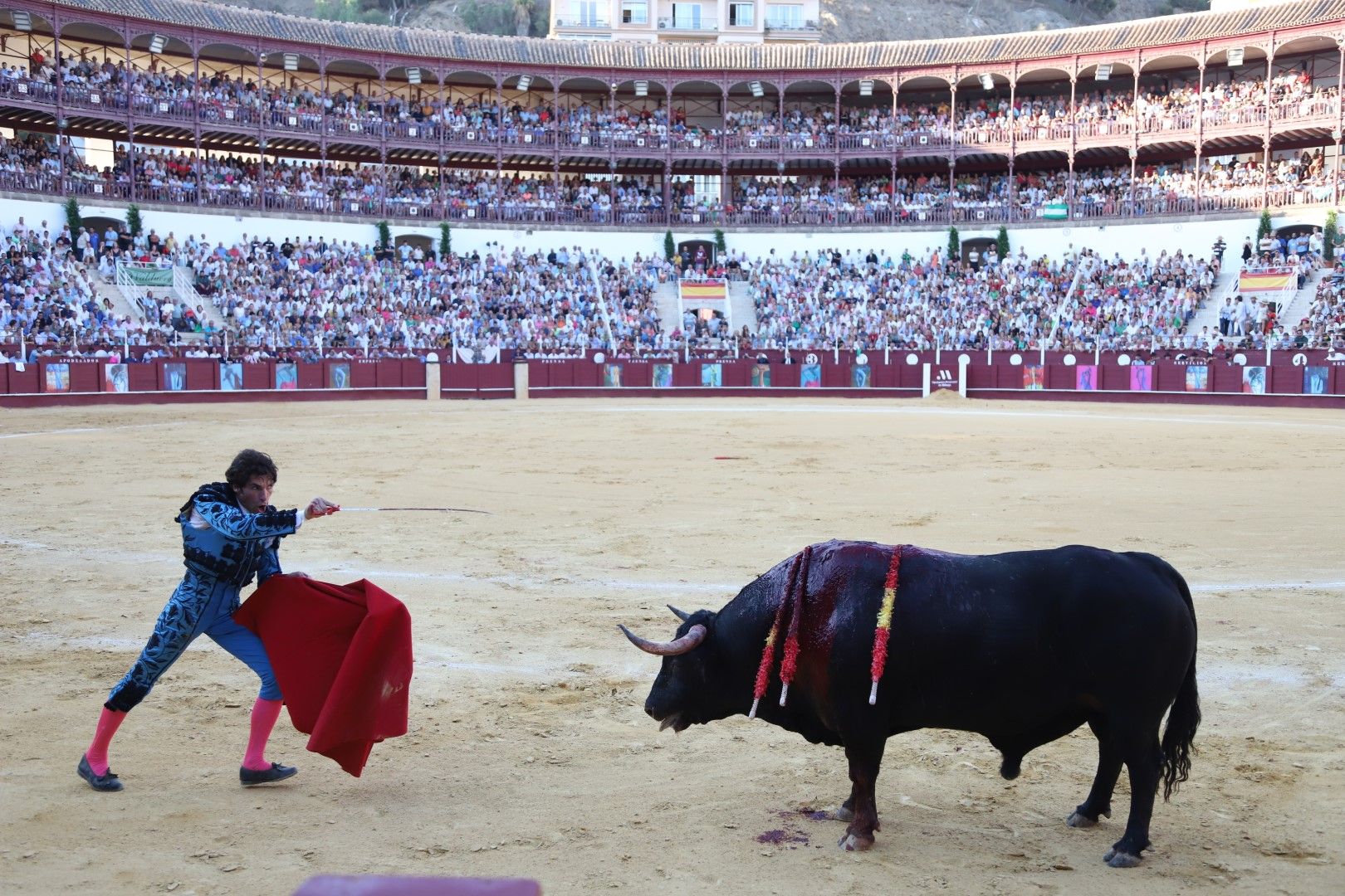 Roca Rey desata la locura en la "Picassiana" de Málaga