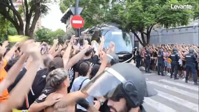 Así han salido los jugadores del Valencia CF de Mestalla