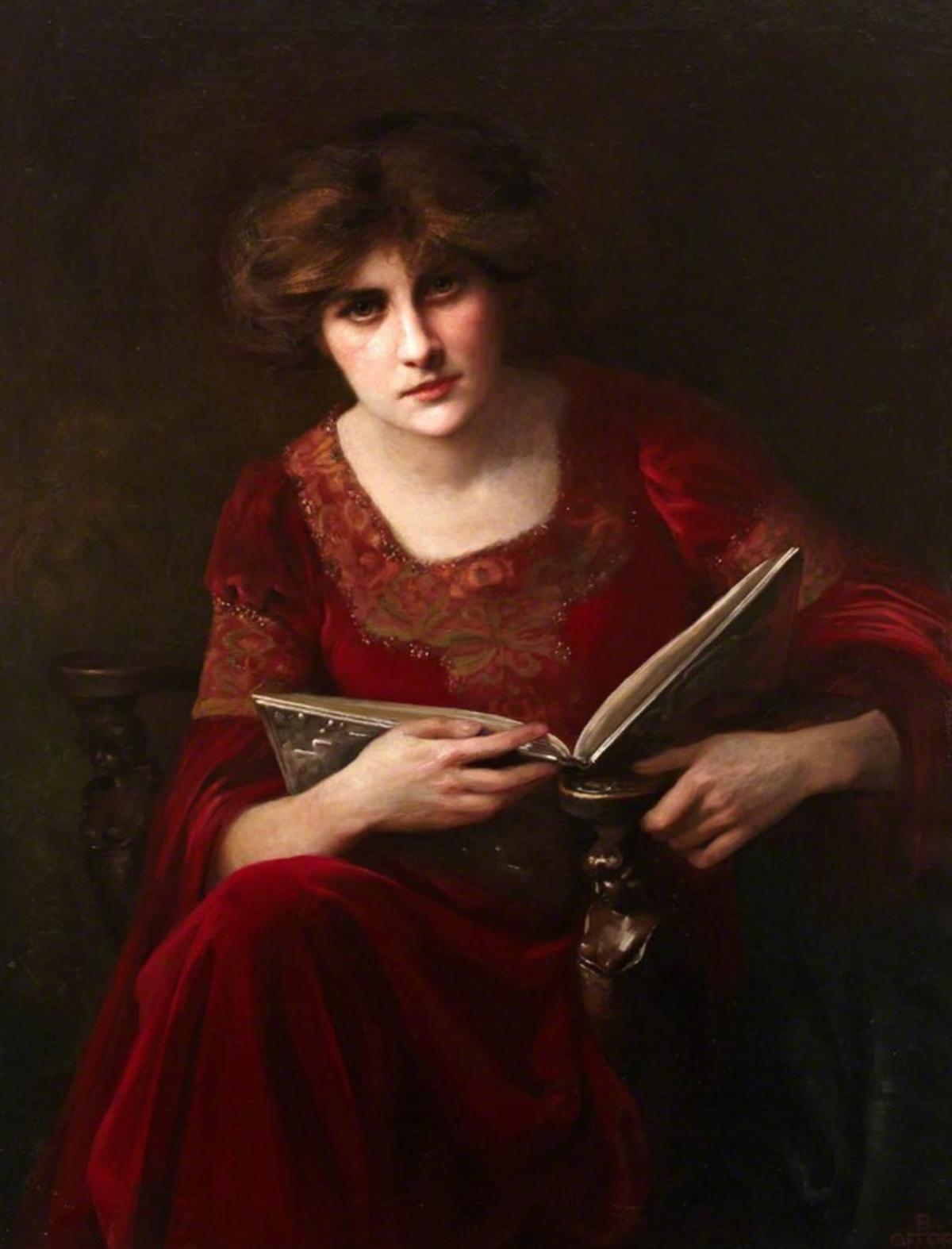 Uno de los famosos retratos de Beatrice Offor.