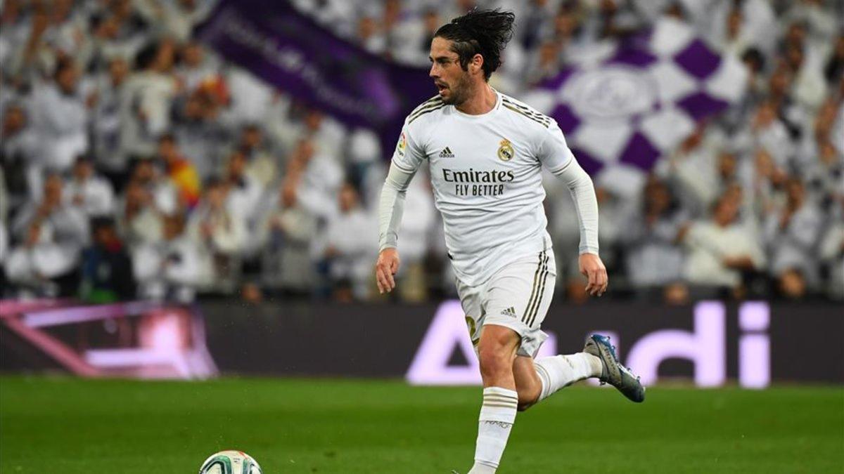 Isco acabó el clásico con algunas molestias