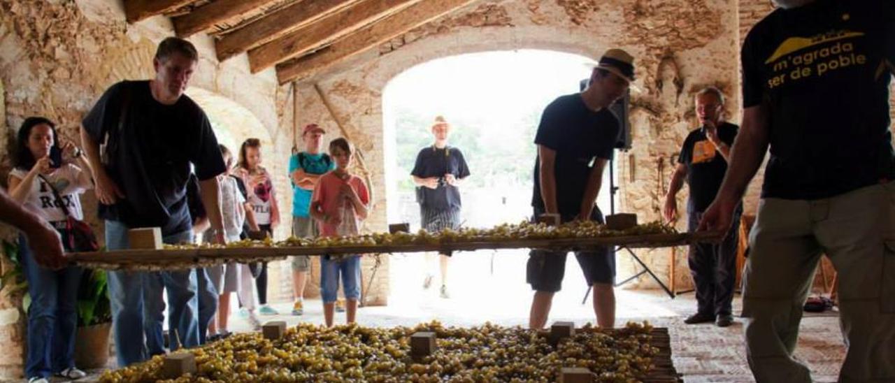 Uvas pasas a la antigua usanza