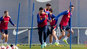 Último entrenamiento del Barça antes del partido de Copa ante el Athletic