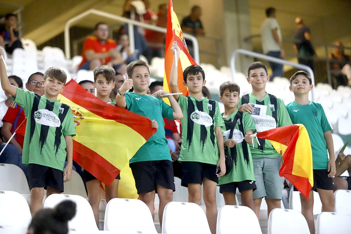 Las imágenes de la afición del España - Suecia femenino