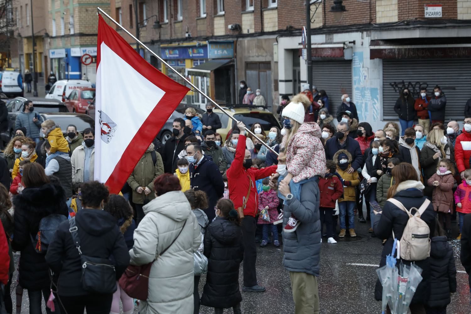 La cabalgata de los Reyes Magos en Gijón