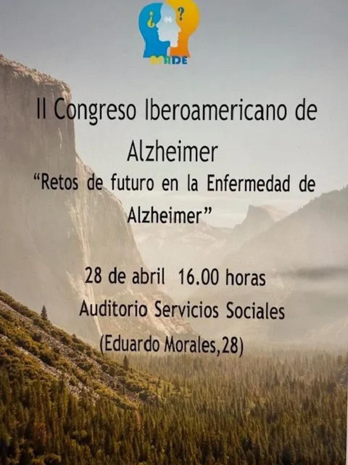Cartel II Congreso Iberoamericano de Alzheimer