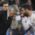 Carvajal habla con Ancelotti