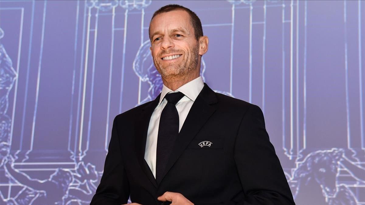 El esloveno Aleksander Cefferin, presidente de la UEFA.