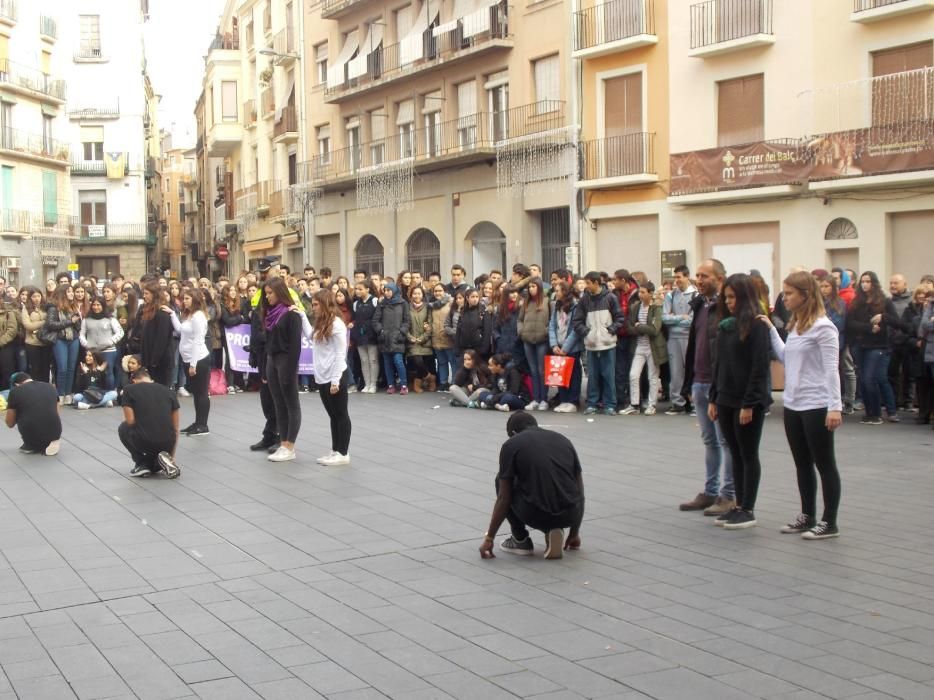 Clam contra la violència masclista a Manresa