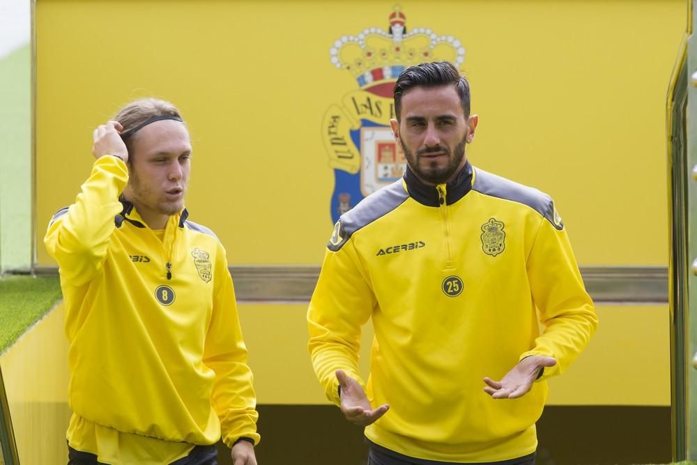 Entrenamiento de la UD previo al partido contra el Betis (18/04/2018)