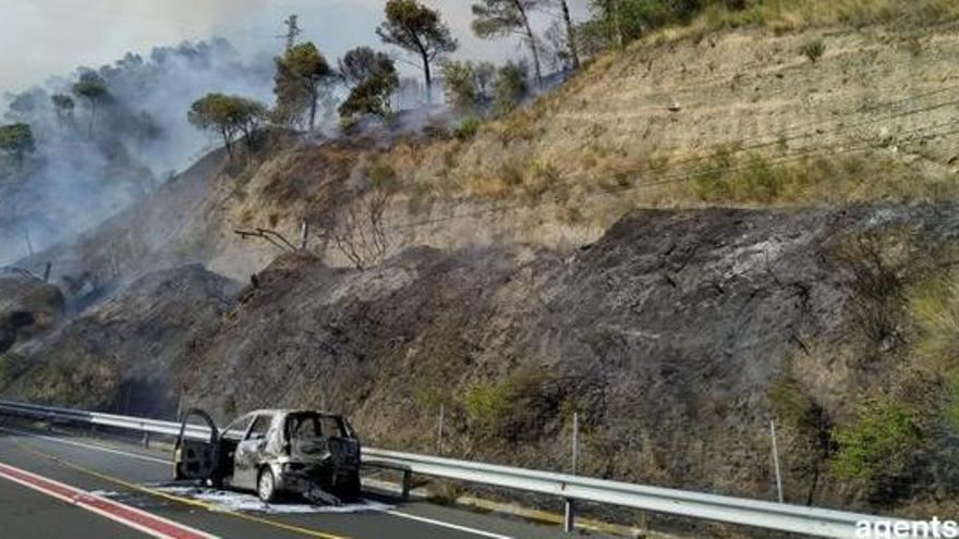 Donen per extingit l&#039;incendi de Capellades, que ha afectat 56 hectàrees de superfície forestal