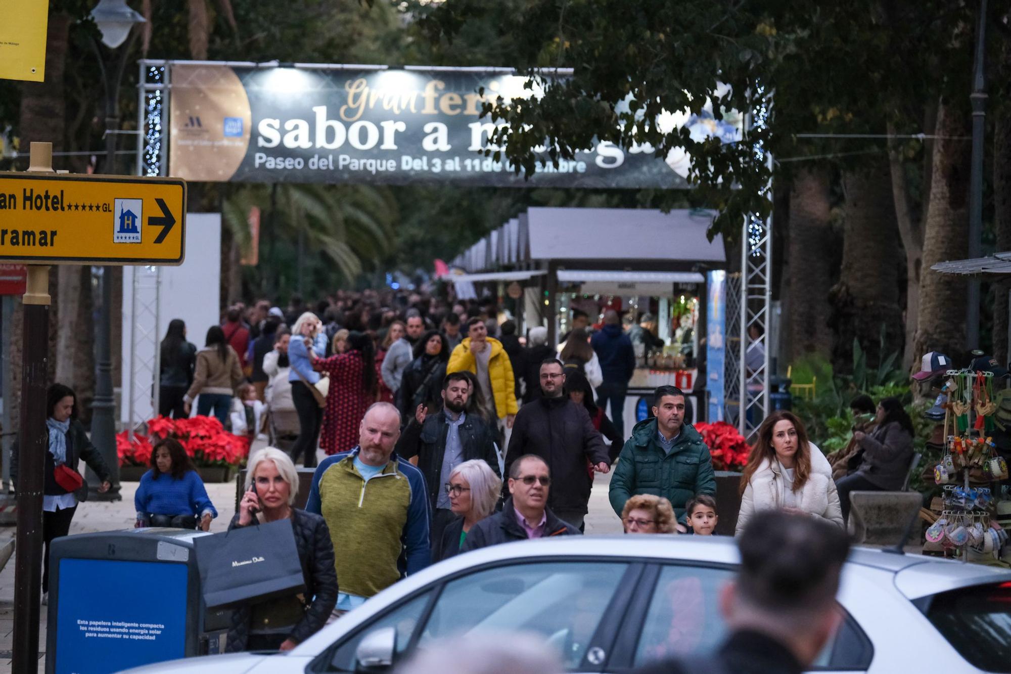 Inauguración de la Feria Sabor a Málaga en el Paseo del Parque