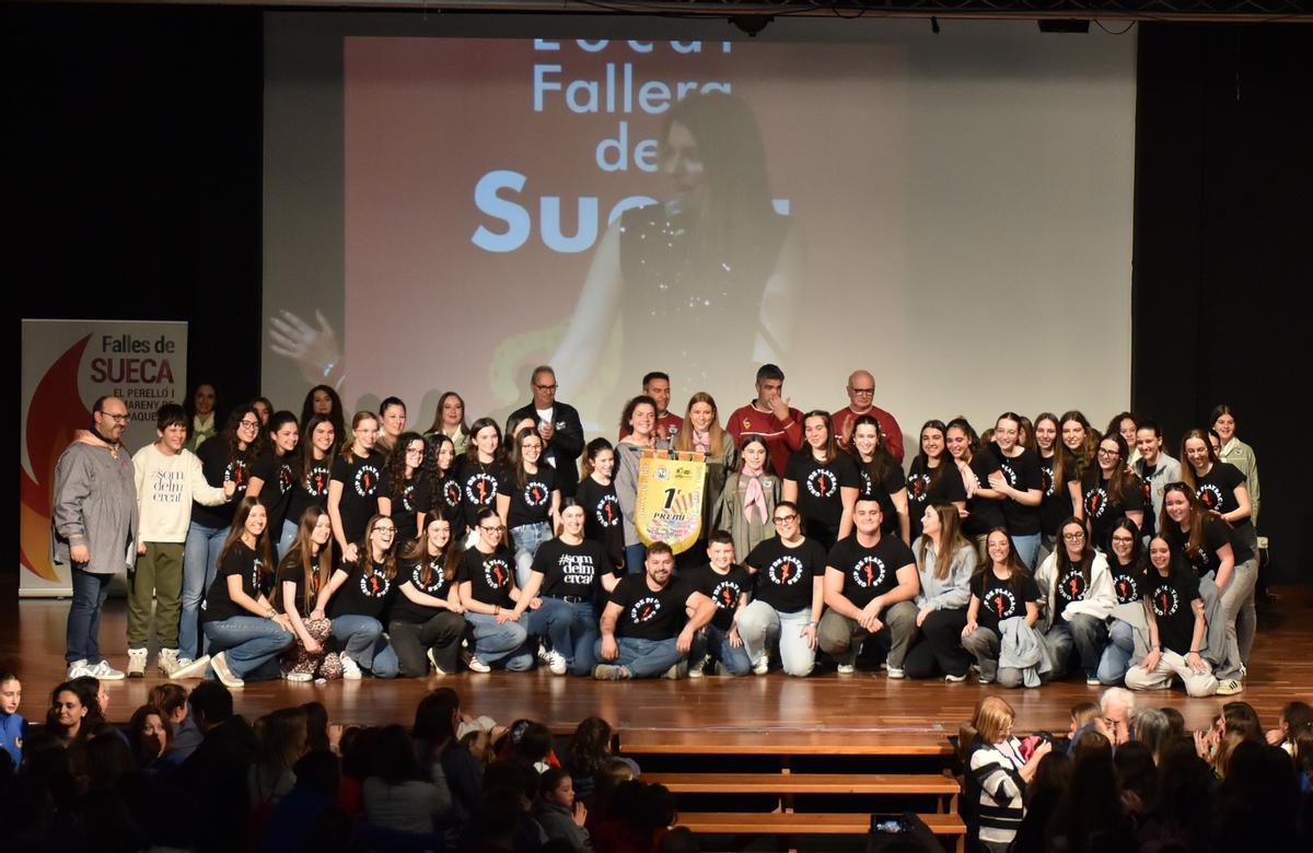 La falla del Mercat se hizo con el primer premio en el concurso de adultos.