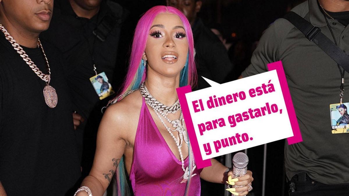 Cardi B dice que &quot;el dinero está para gastarlo, y punto&quot;