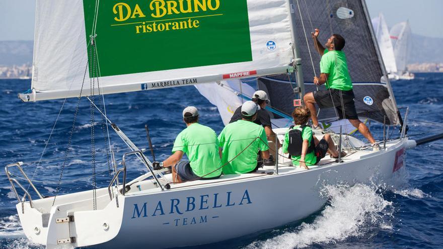 Imagen del Da Bruno Marbella Team, en plena batalla.