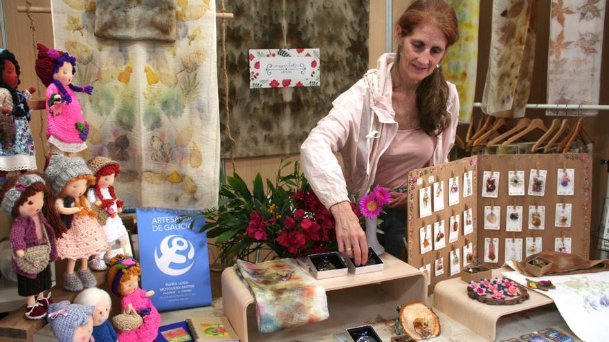 Muñecas de lana merina en el Mercado de Artesanía de Lorca