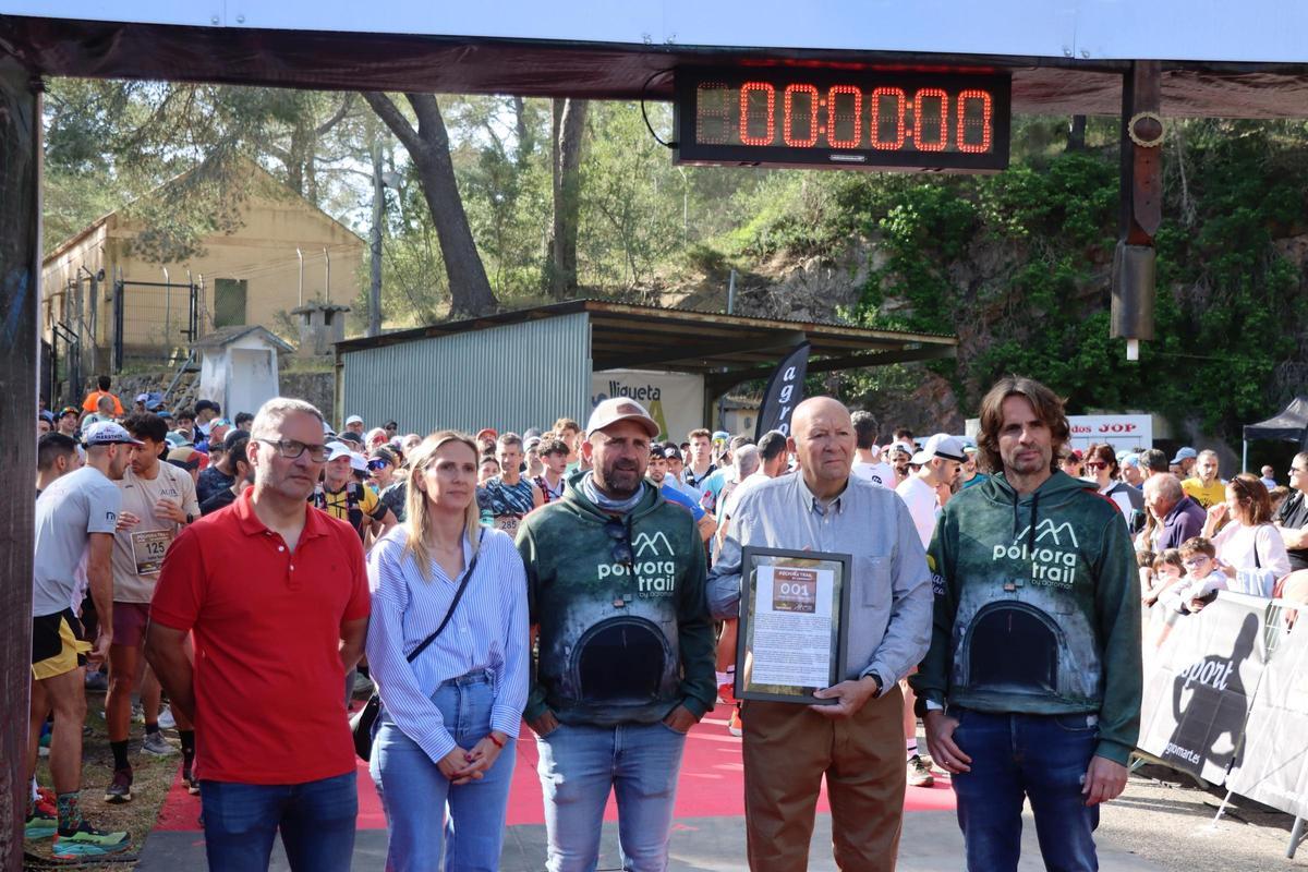 El porrerenc Ponç Bover fue homenajeado en la Pólvora Trail