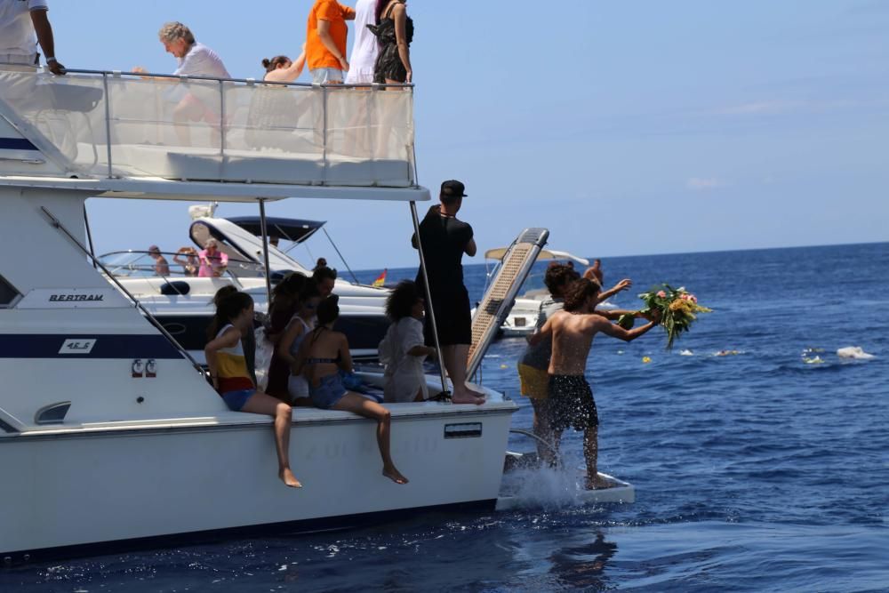 Ángel Nieto ya descansa para siempre en el mar de las Pitiusas