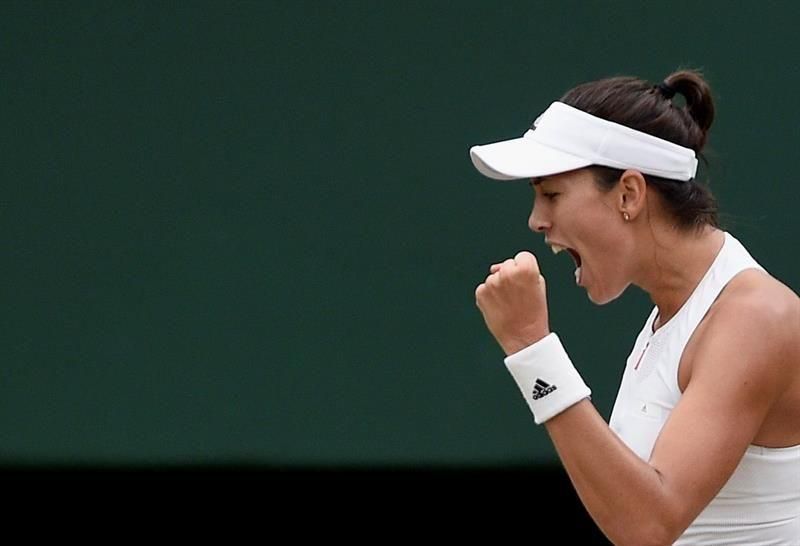 Imágenes de la victoria de Muguruza