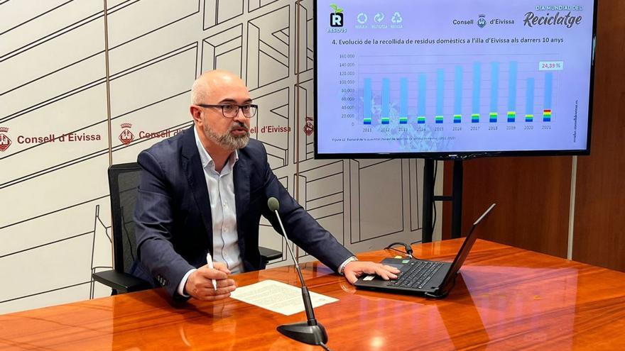 La planta de triaje reduce un 60% la entrada de residuos al vertedero de Ibiza