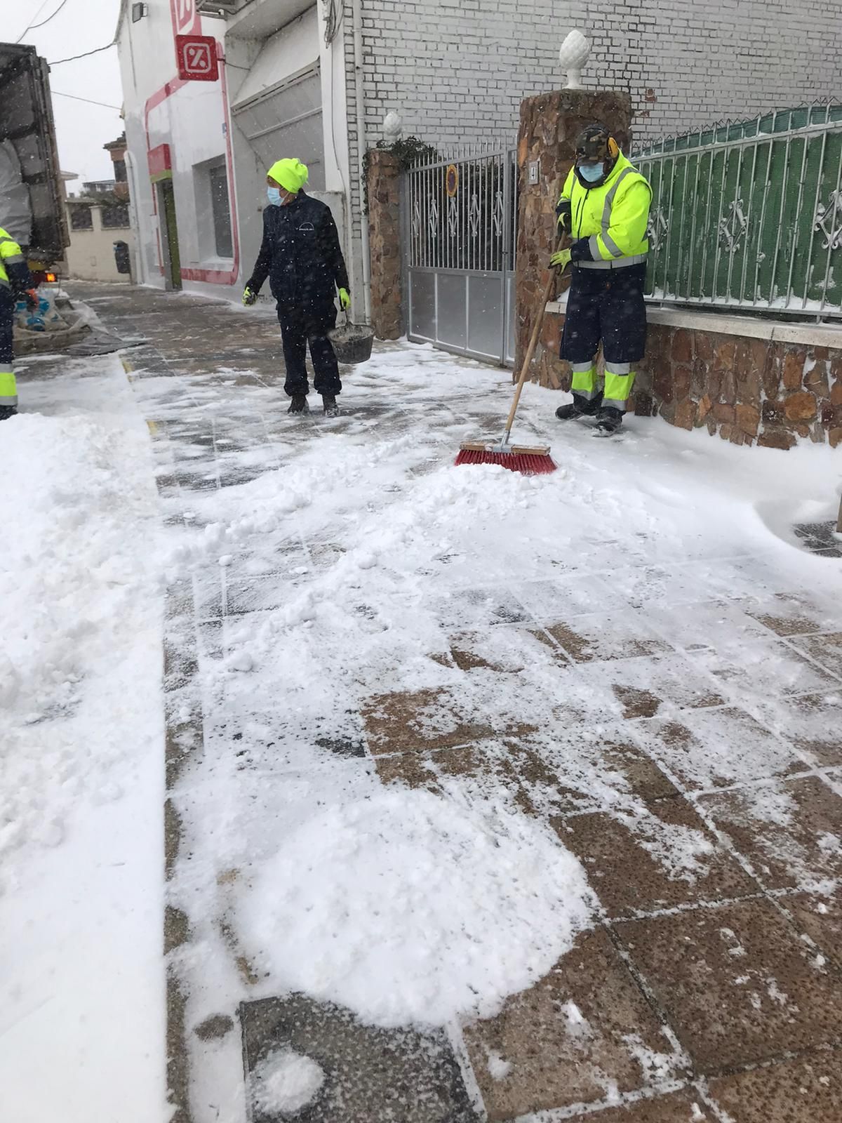 La borrasca Filomena, en Morales del Vino