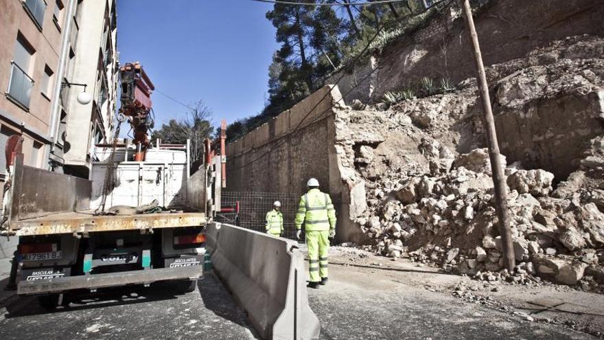 Alcoy ejecutará obras de emergencia para consolidar la ladera de la Beniata