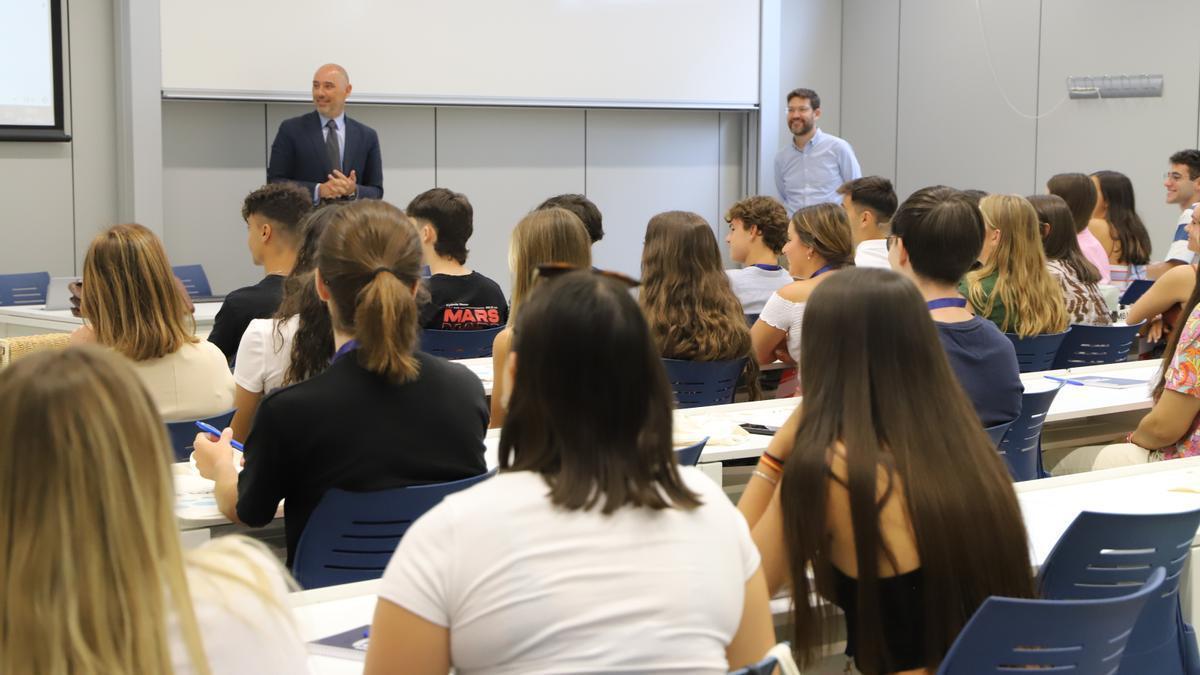 Una clase en la Universidad Loyola Andalucía, en su sede de Córdoba.