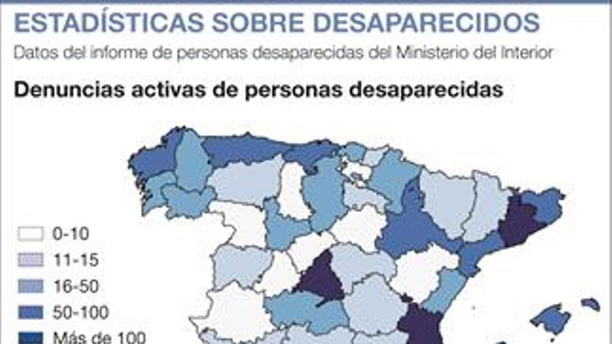 Aragón tiene 83 desapariciones sin resolver, 27 de ellas de menores