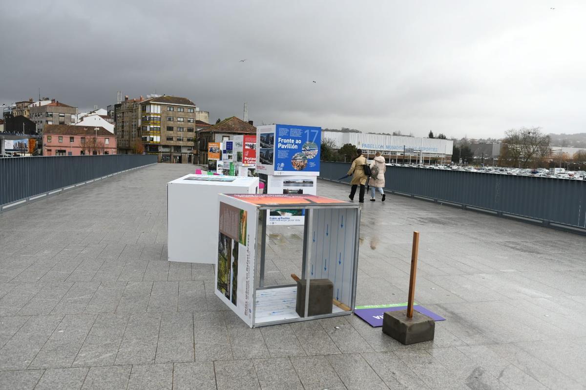 Exposición de O Burgo por los suelos