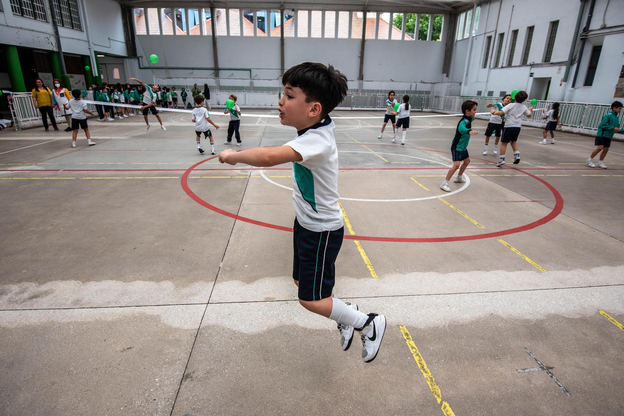 La reconquista del patio de recreo en los colegios de A Coruña