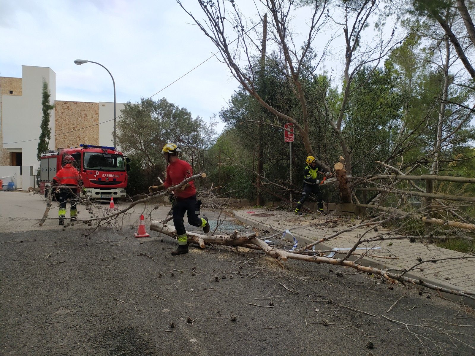 El temporal de viento provoca un centenar de incidentes en Baleares