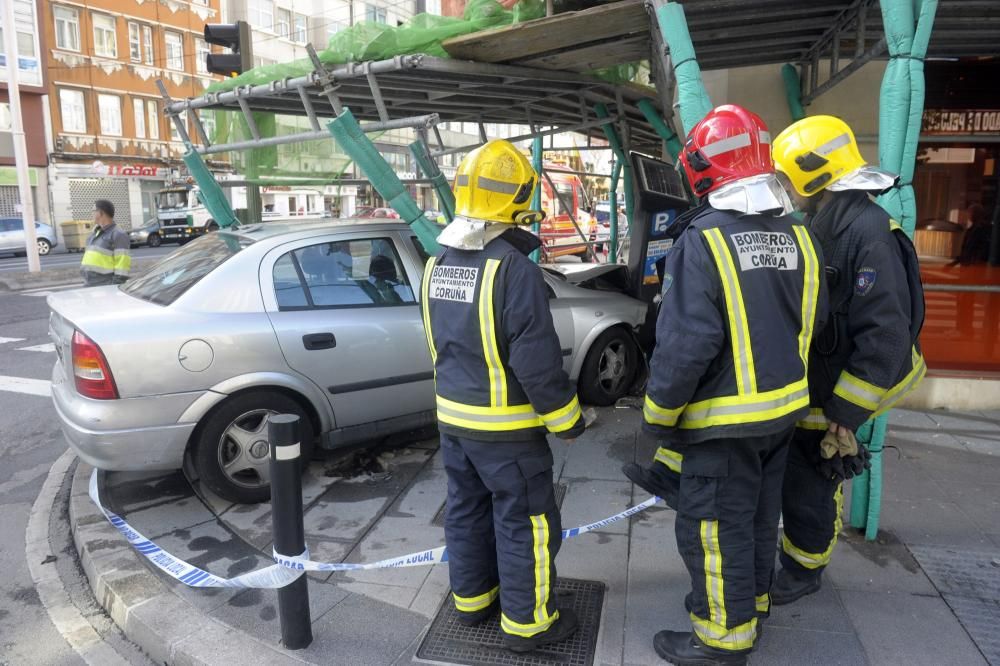 Accidente en la avenida de Oza