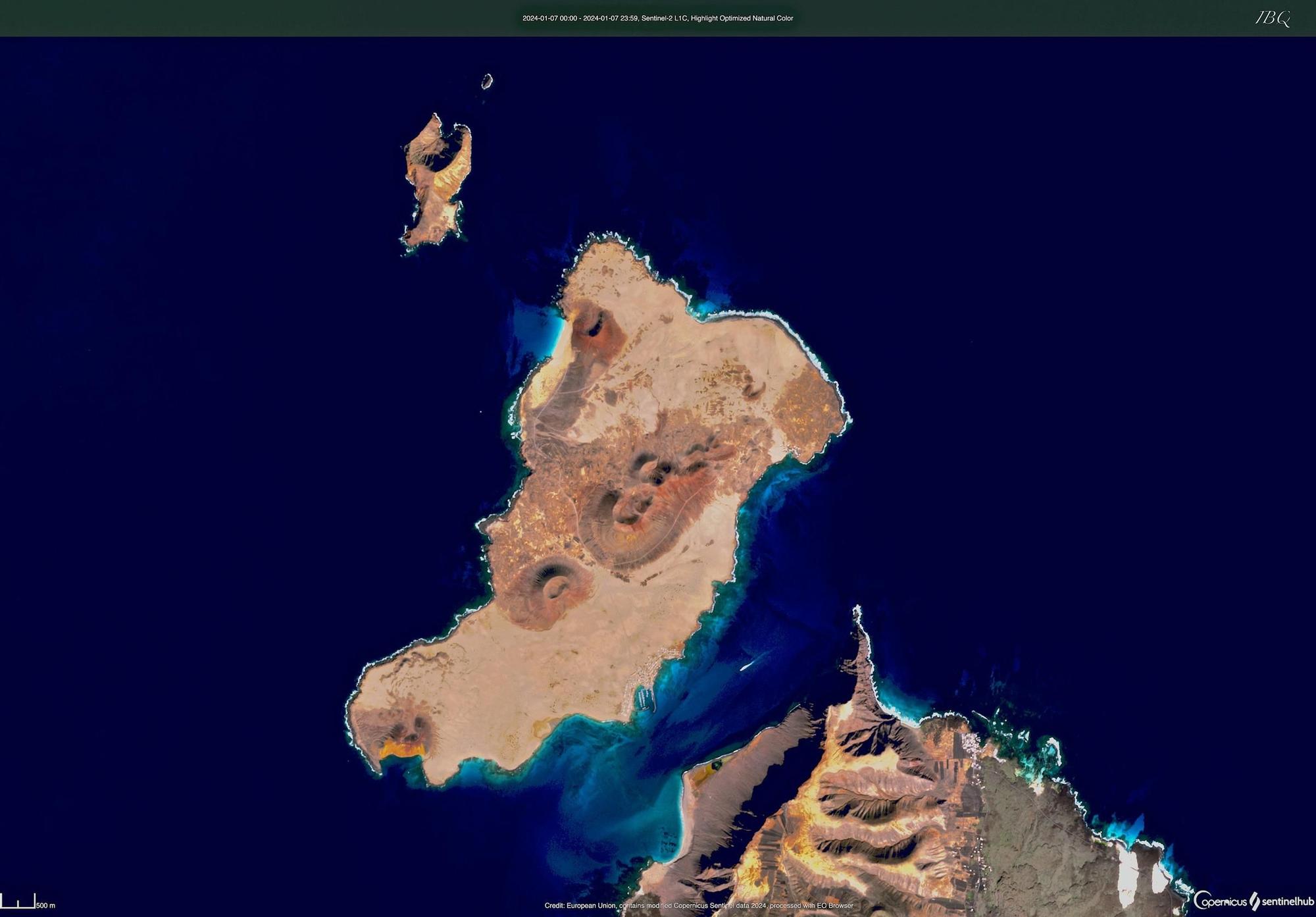 Las impresionantes imágenes de Canarias fotografiadas por el satélite Sentinel2