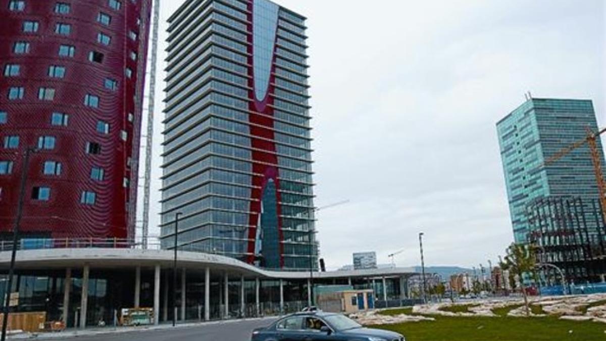 La plaza Europa, en L'Hospitalet de Llobregat.