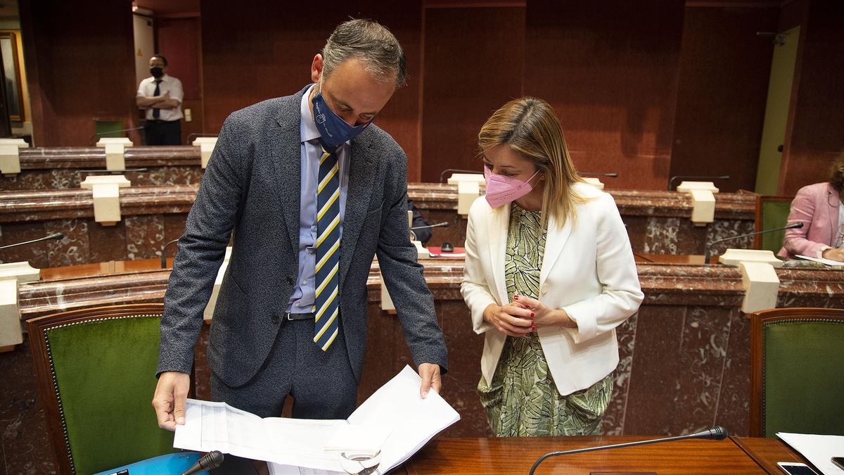 Javier Celdrán y María Dolores Valcárcel