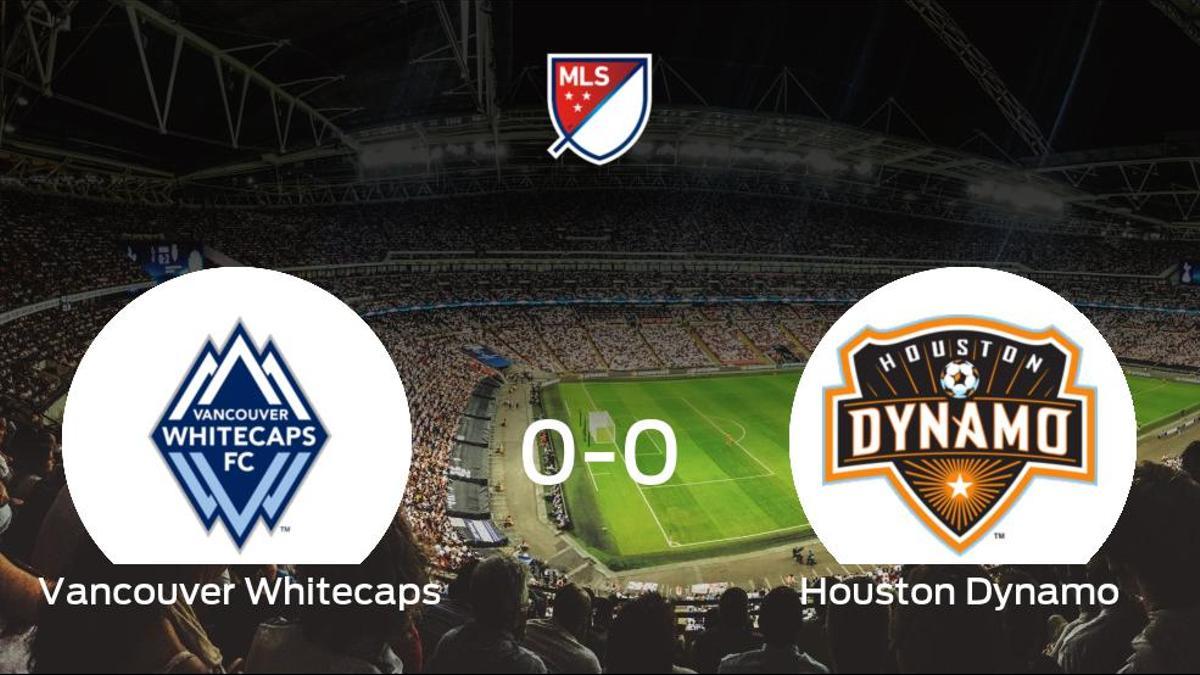 El Vancouver Whitecaps y el Houston Dynamo se reparten los puntos en un partido sin goles (0-0)